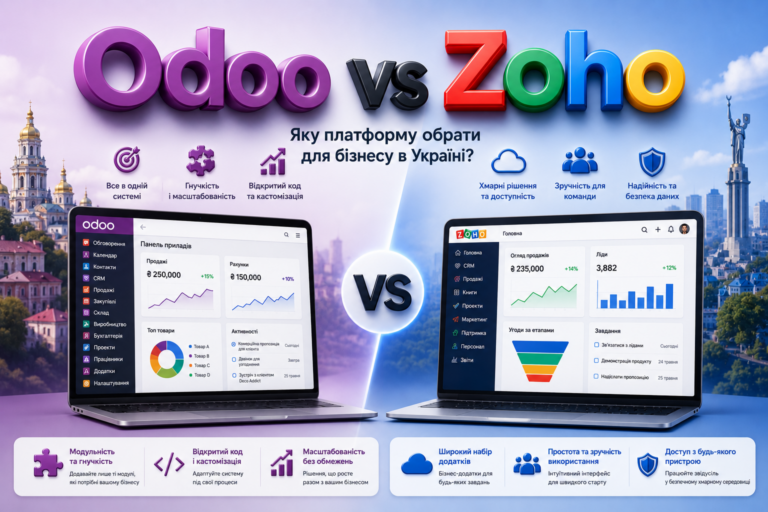 Odoo vs Zoho
