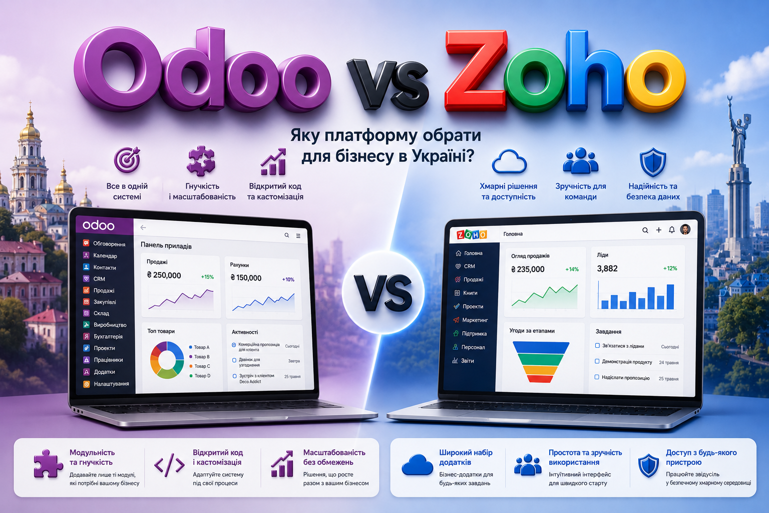 Odoo vs Zoho