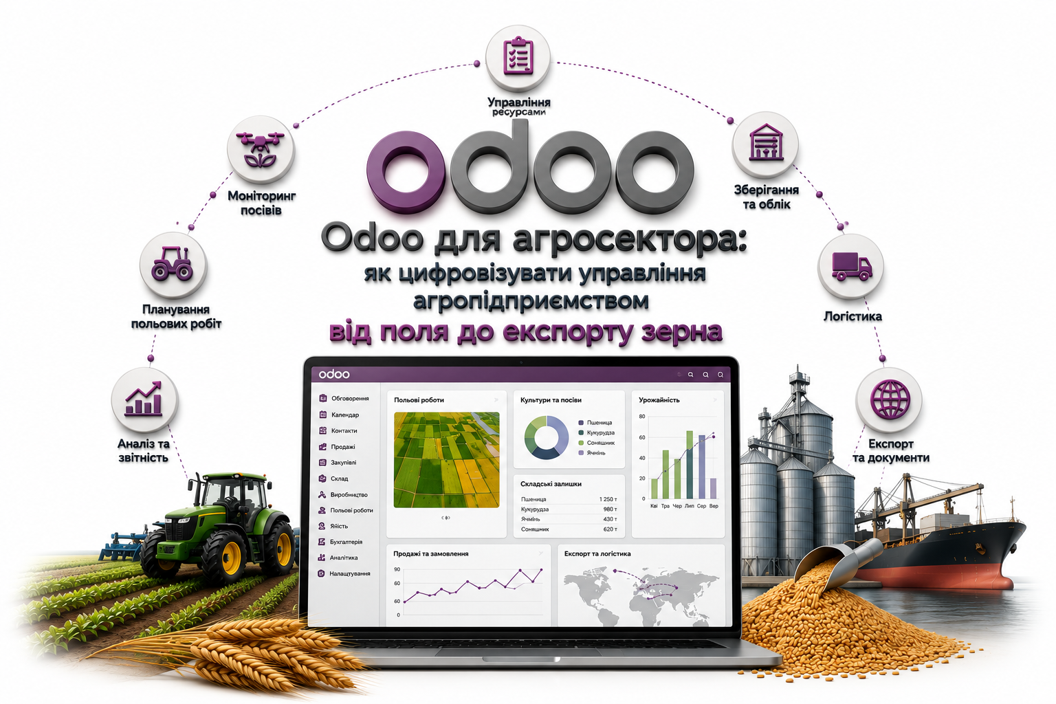 Odoo для агросектора
