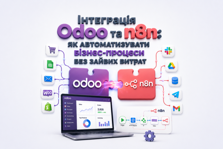 Інтеграція Odoo та n8n: як автоматизувати бізнес-процеси без зайвих витрат