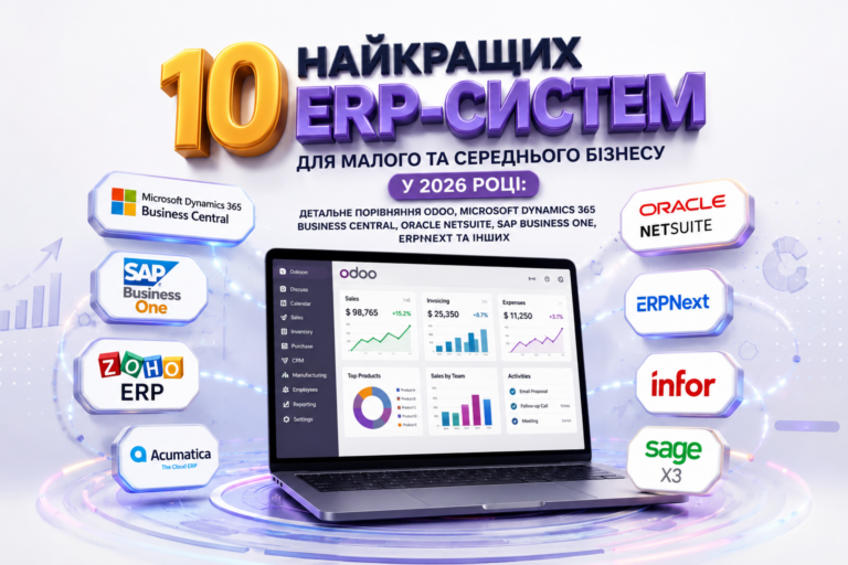 10 найкращих ERP-систем для малого та середнього бізнесу у 2026