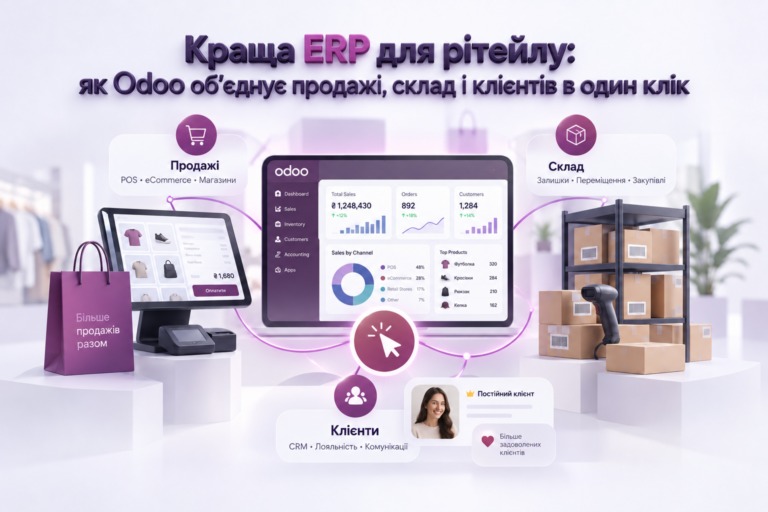 Краща ERP для ритейлу Odoo